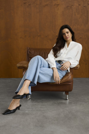 KAmeadow HW Reg Fit Jeans 