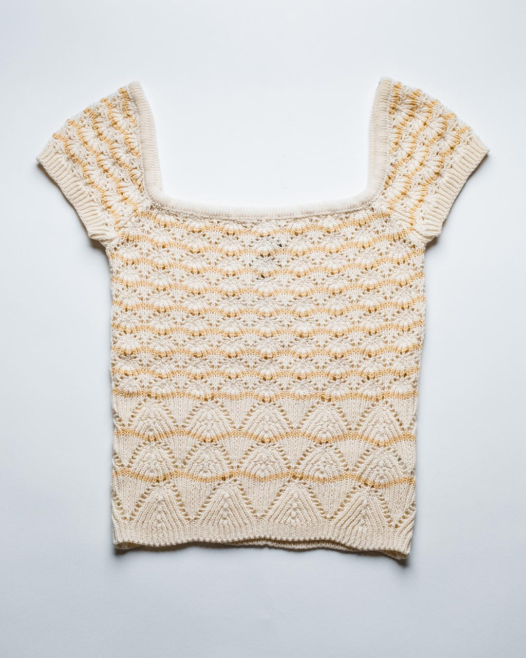 Stripe Knit Summ Top