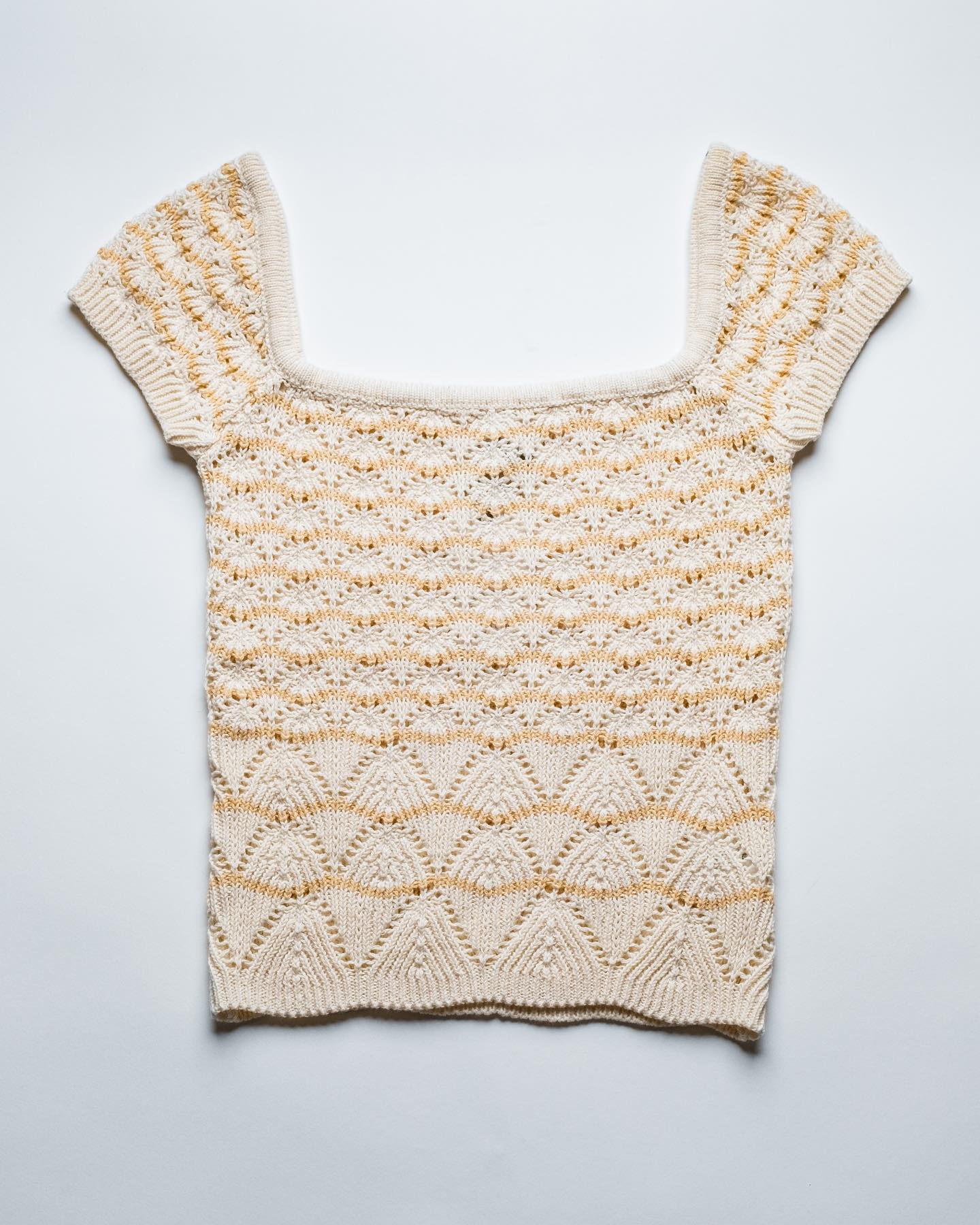 Stripe Knit Summ Top