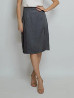 BAMBOO MIDI SKIRT