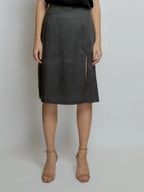 BAMBOO MIDI SKIRT
