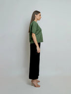 Boxy Linen Tee Roundneck 
