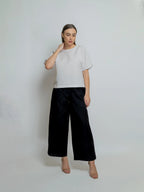 Boxy Linen Tee Roundneck 