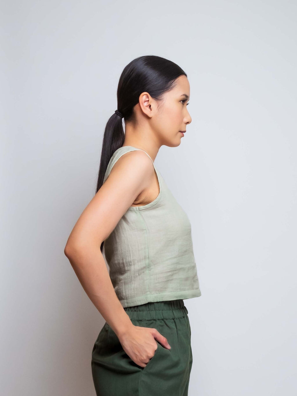 Cotton Muslin Tank