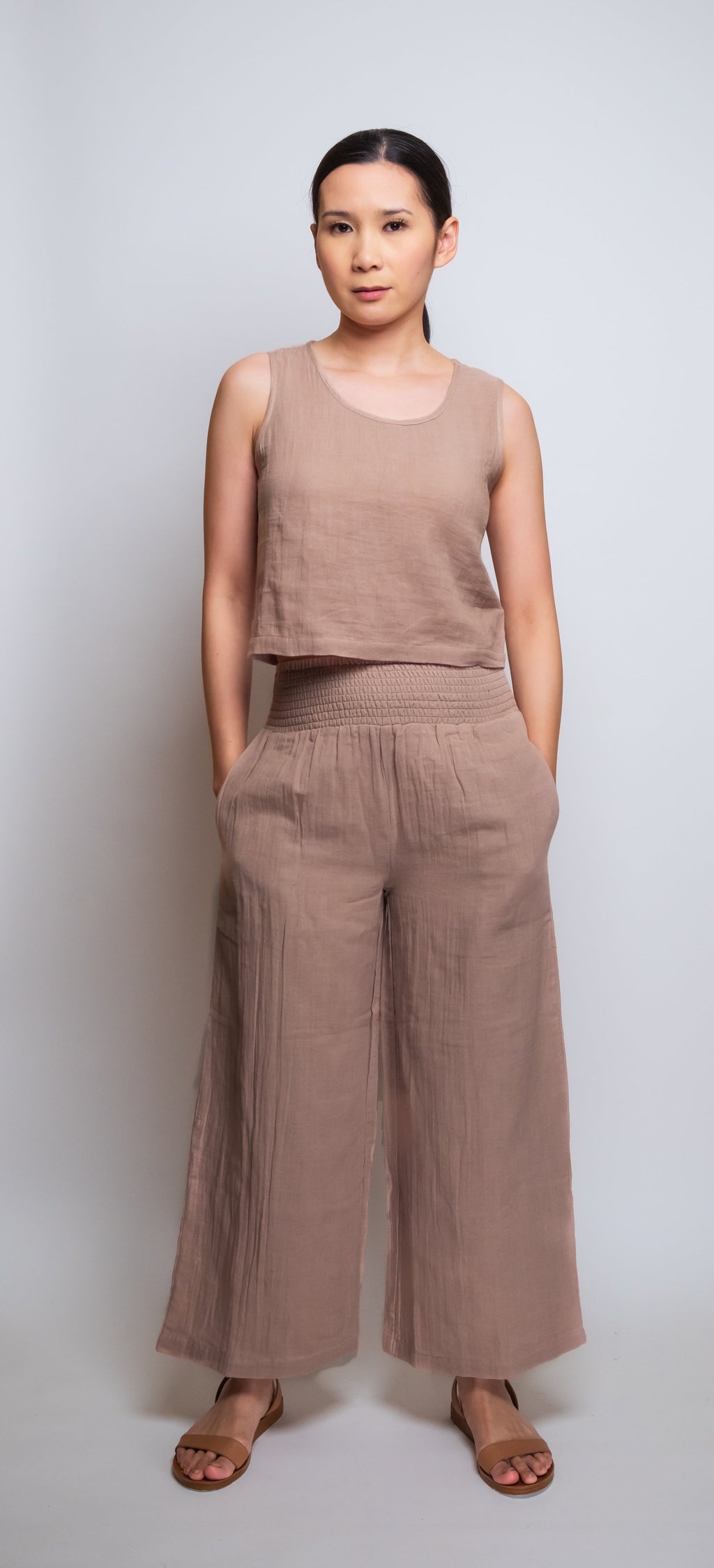 Cotton Muslin Tank
