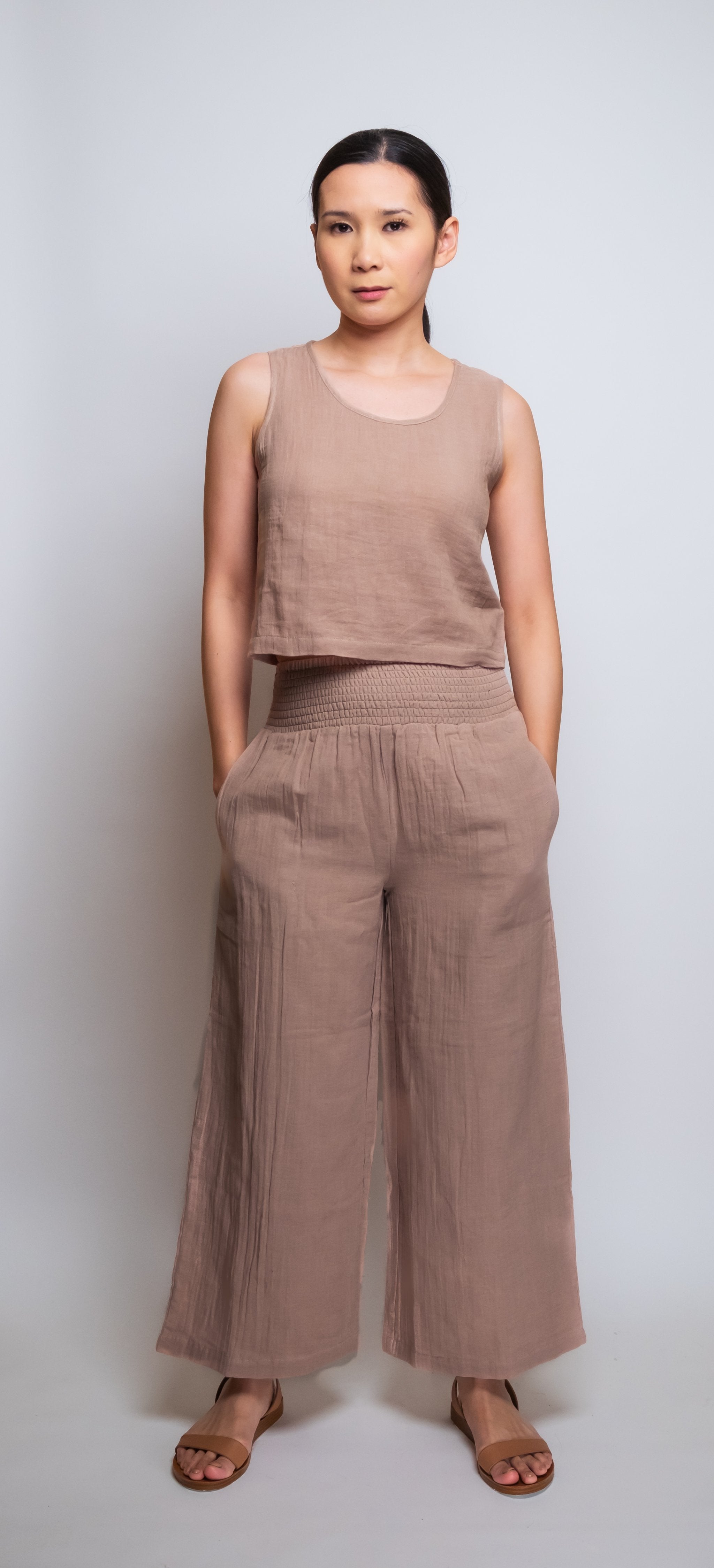 Cotton Muslin Tank