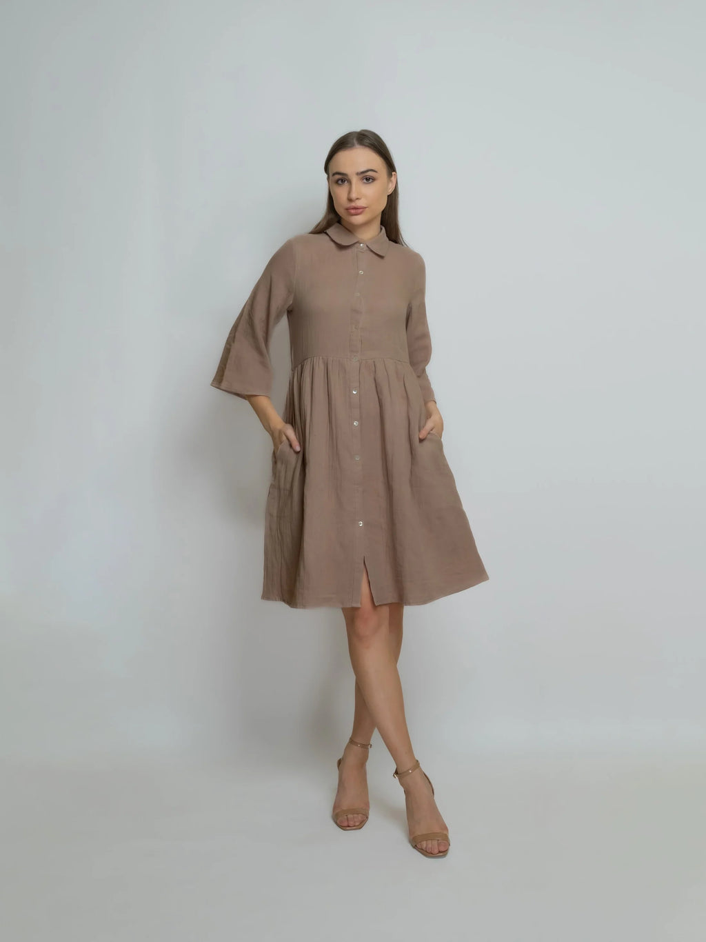 Cotton Oxford Dress 
