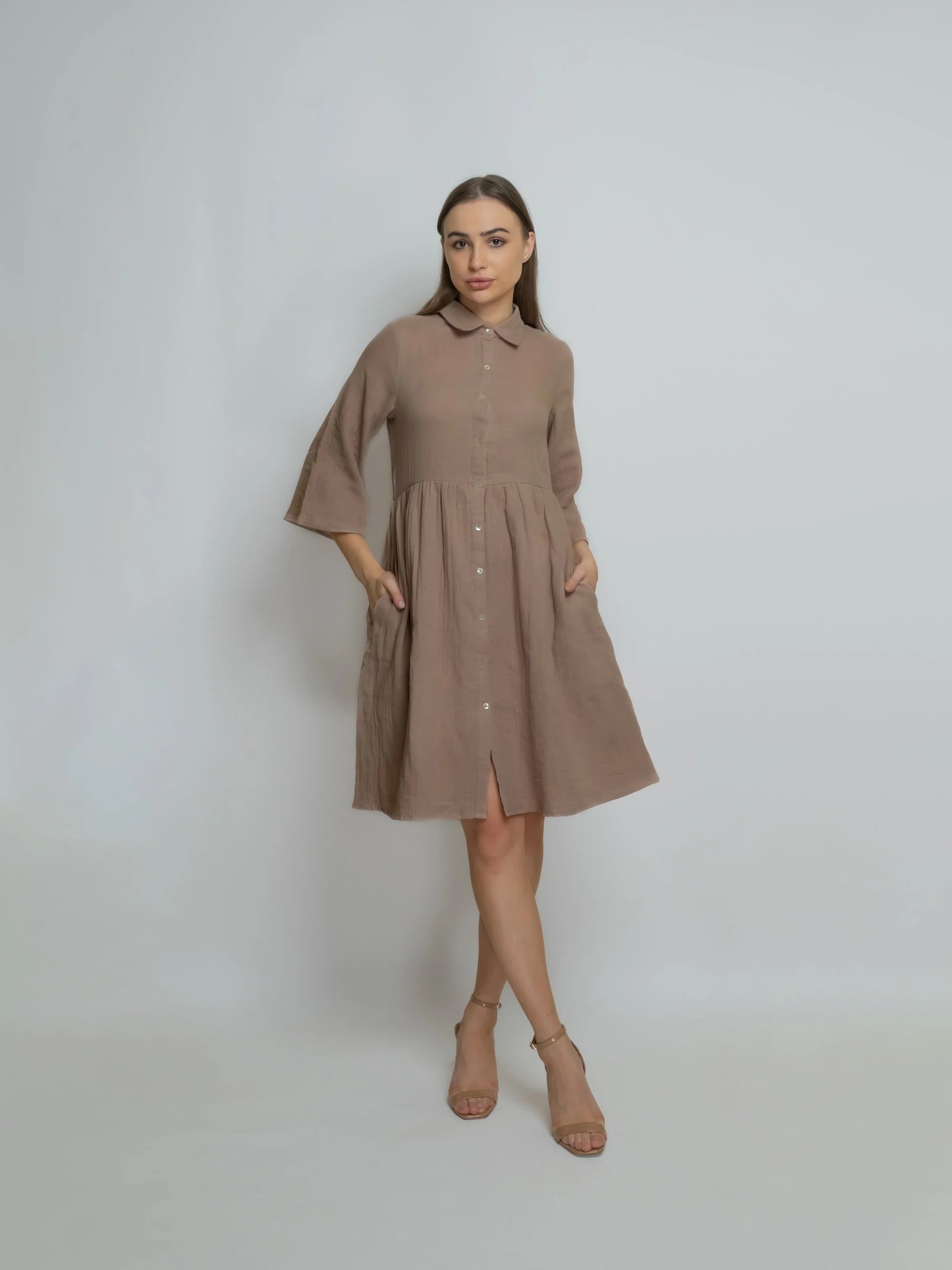 Cotton Oxford Dress 