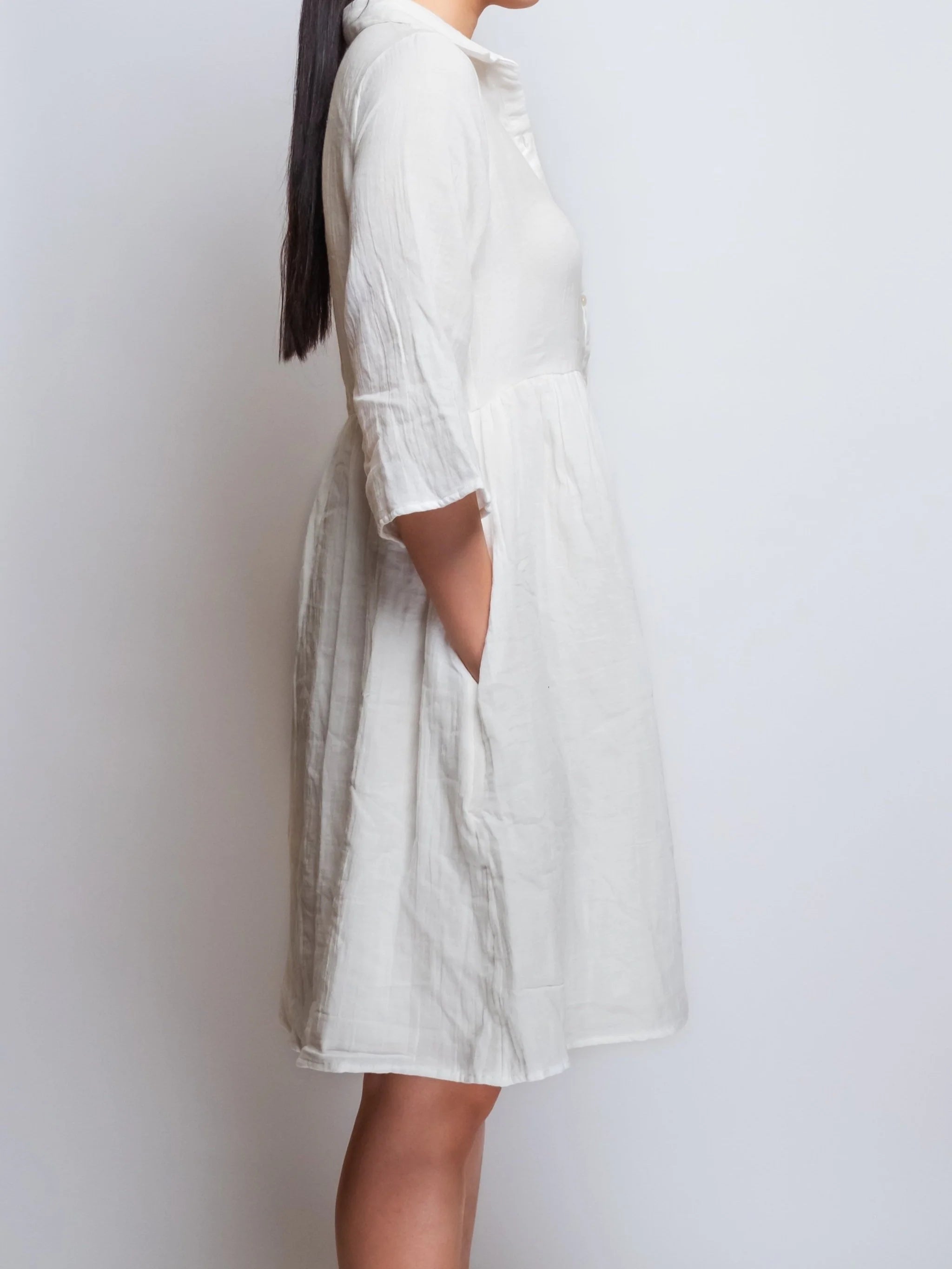 Cotton Oxford Dress 