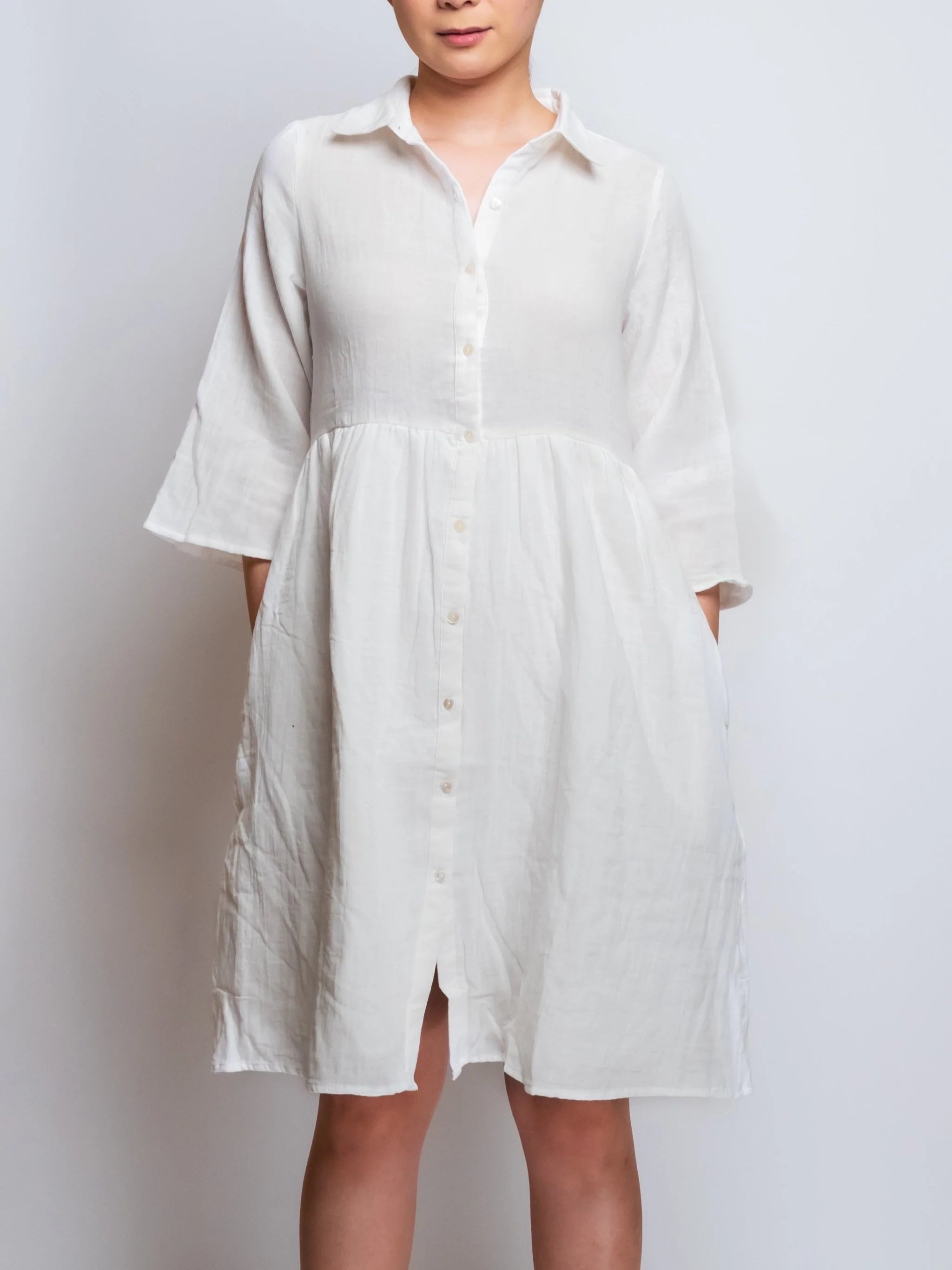 Cotton Oxford Dress 