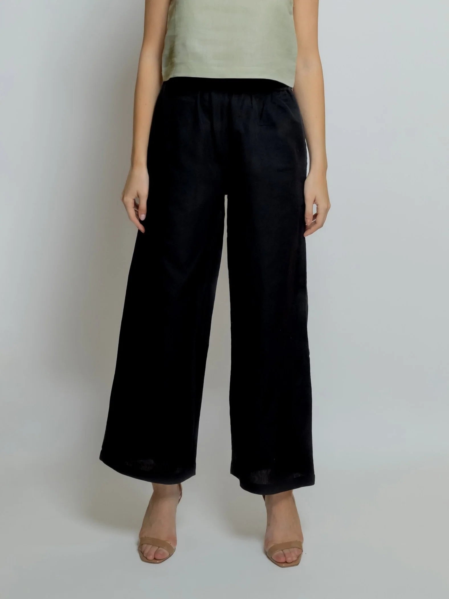 Linen Cropped Pant