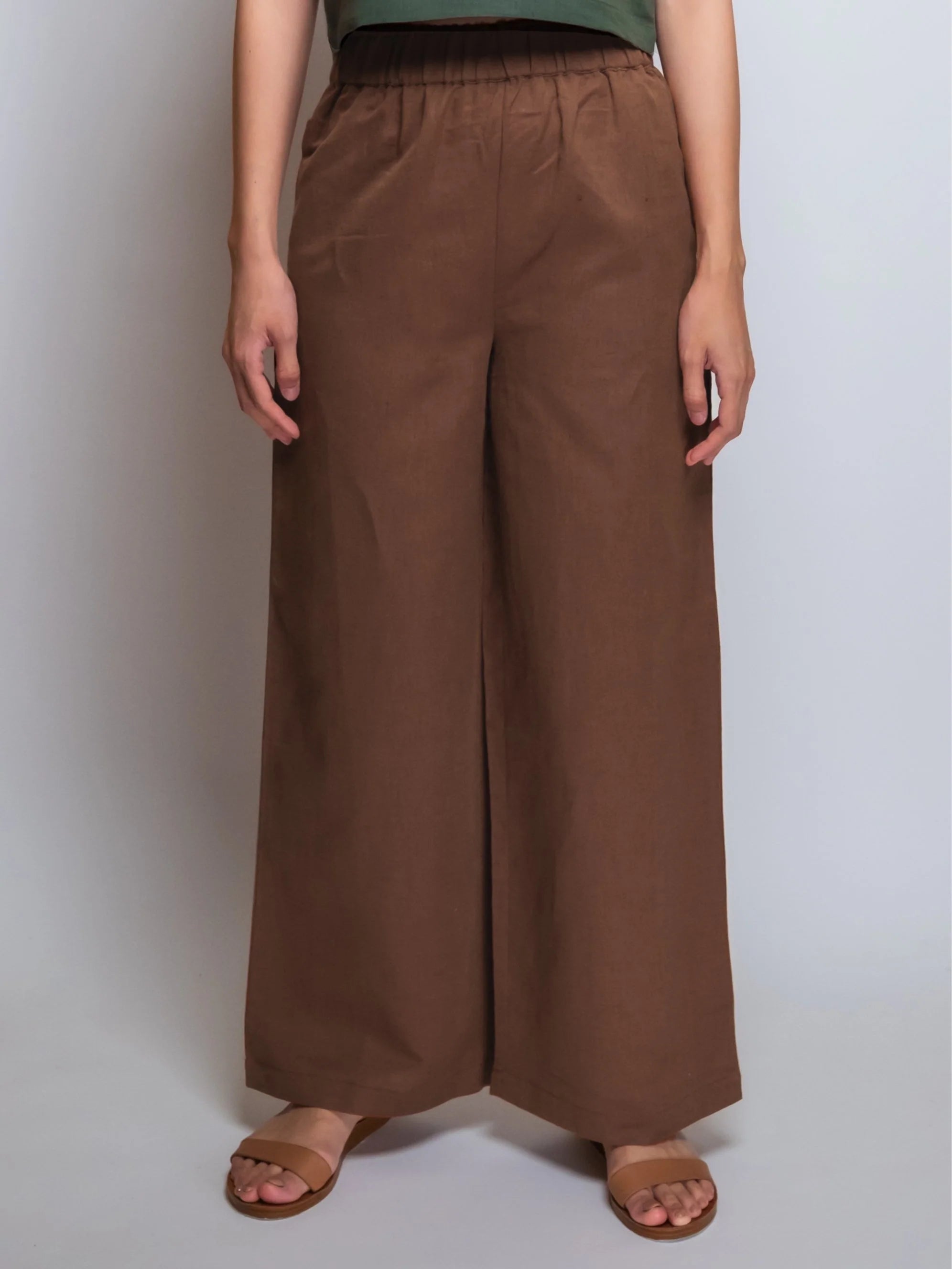 Linen Cropped Pant