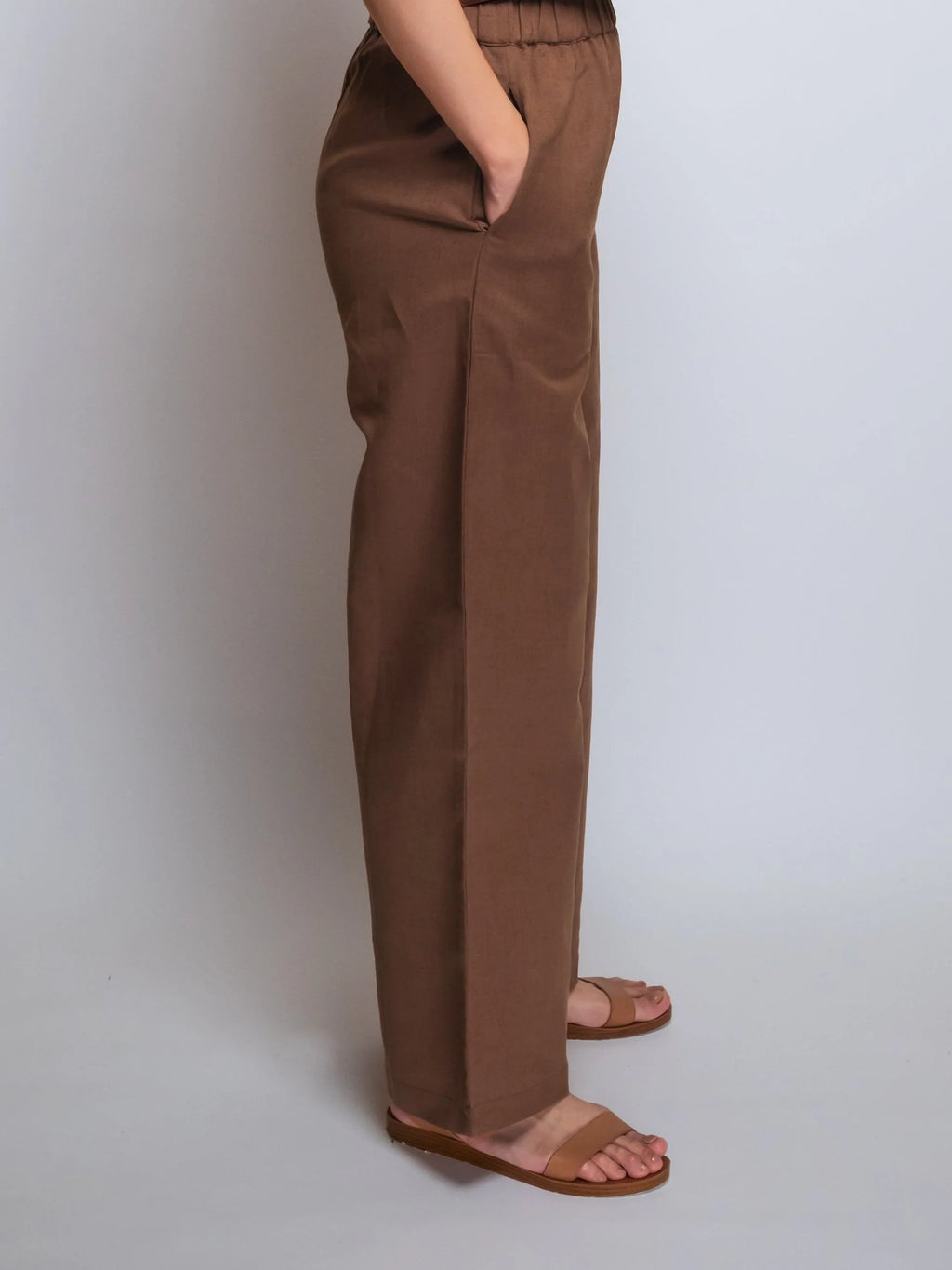 Linen Cropped Pant