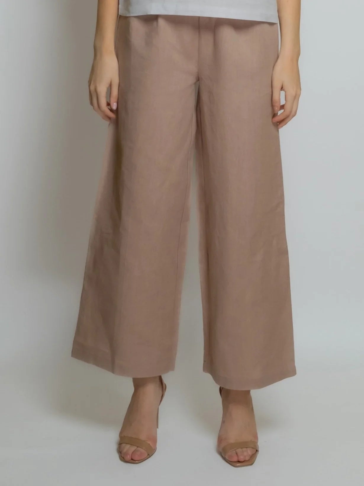 Linen Cropped Pant