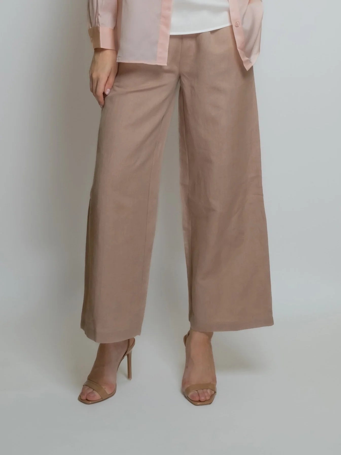 Linen Cropped Pant