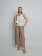 Linen Cropped Pant