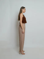 Linen Cropped Pant