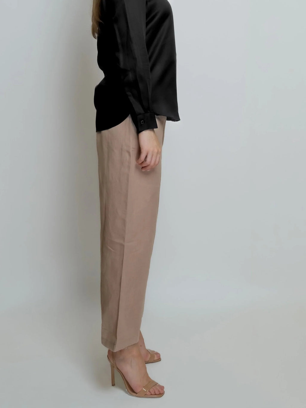 Linen Cropped Pant