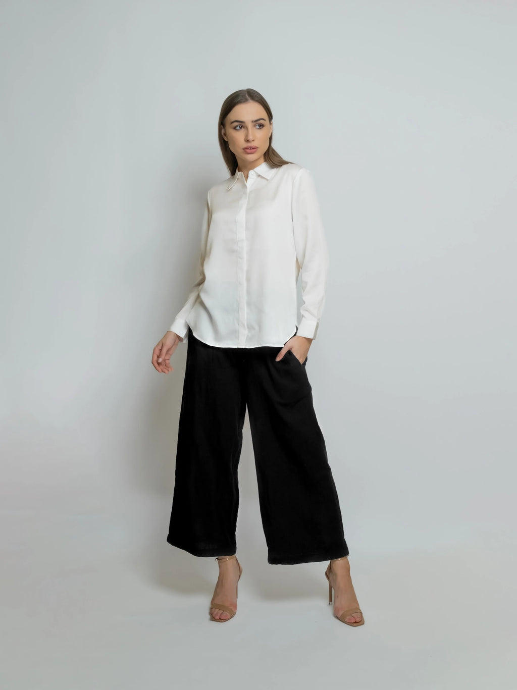 Cropped Muslin Pant