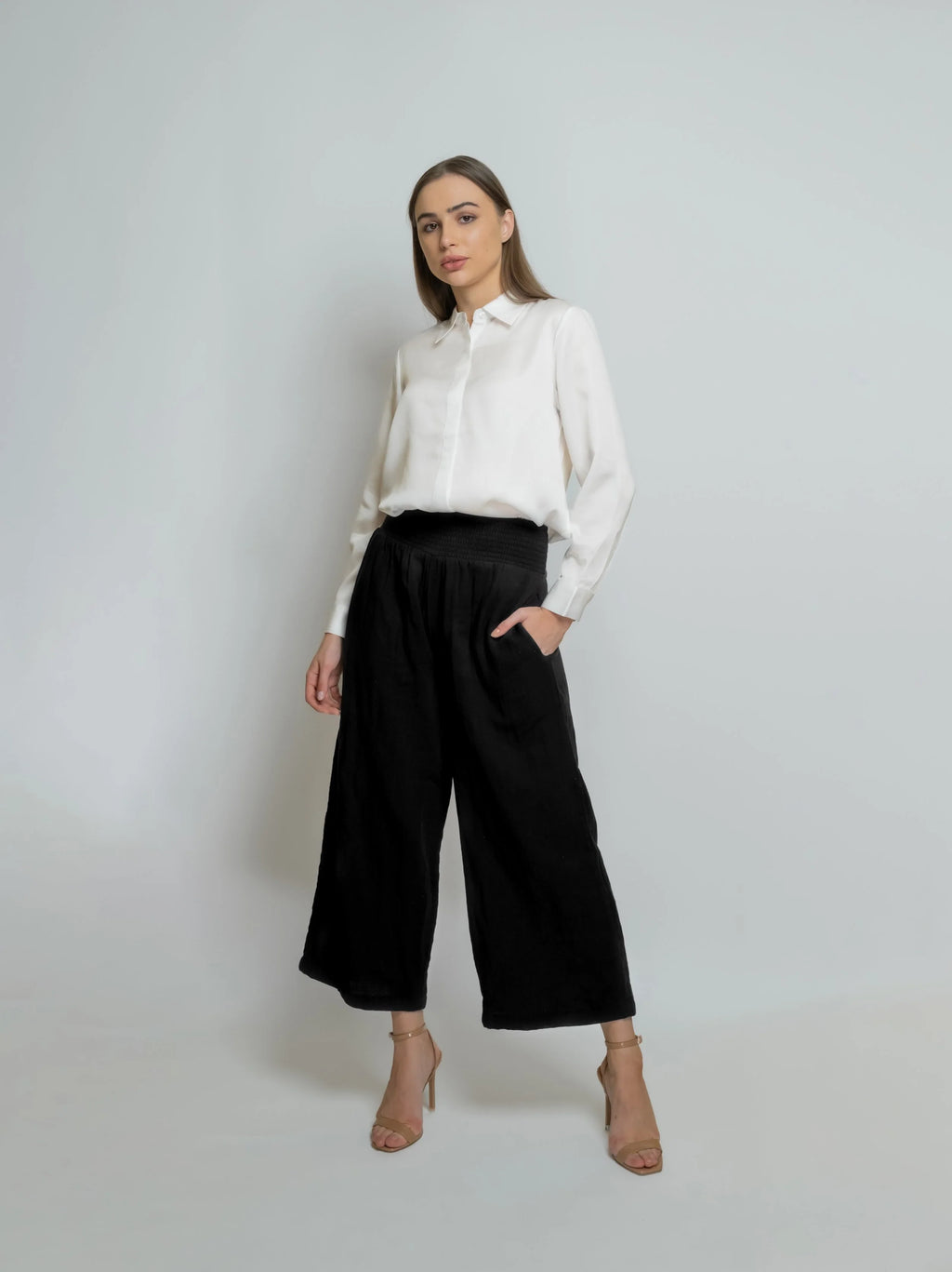 Cropped Muslin Pant
