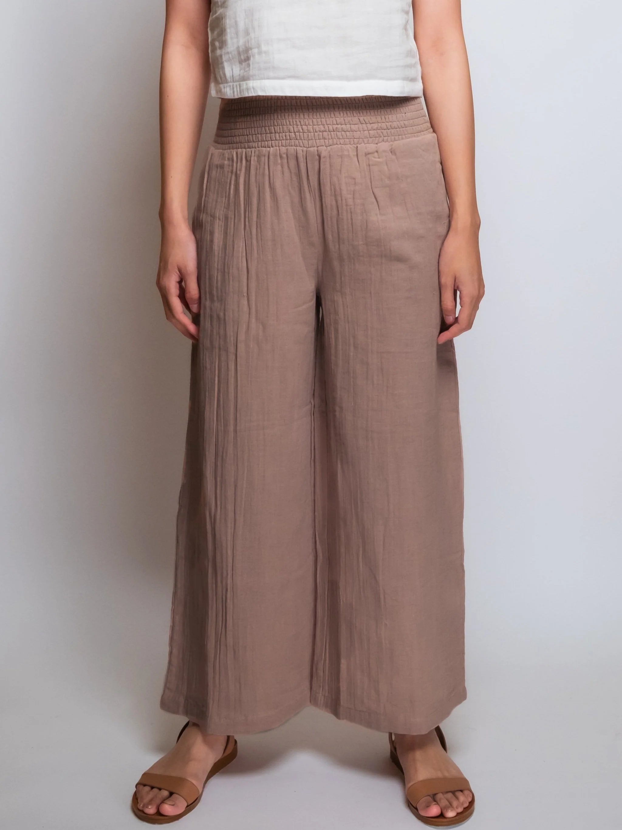 Cropped Muslin Pant