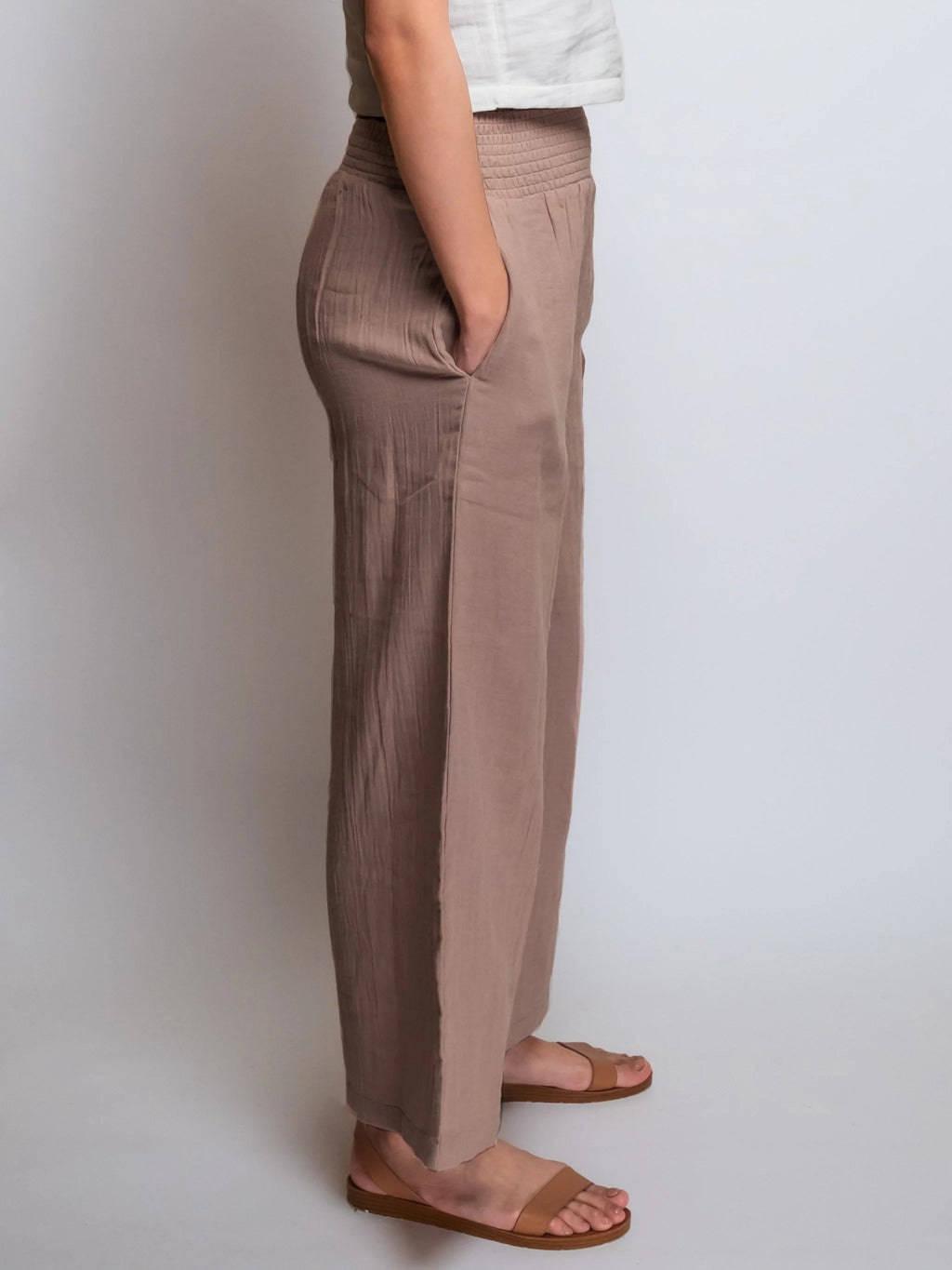 Cropped Muslin Pant