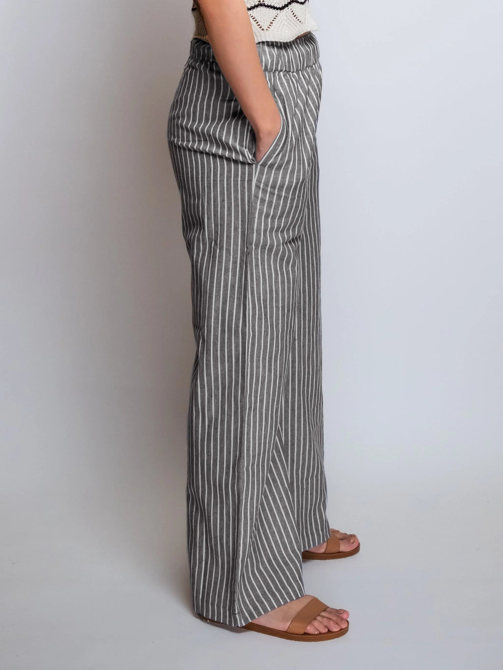 Linen Cropped Pant