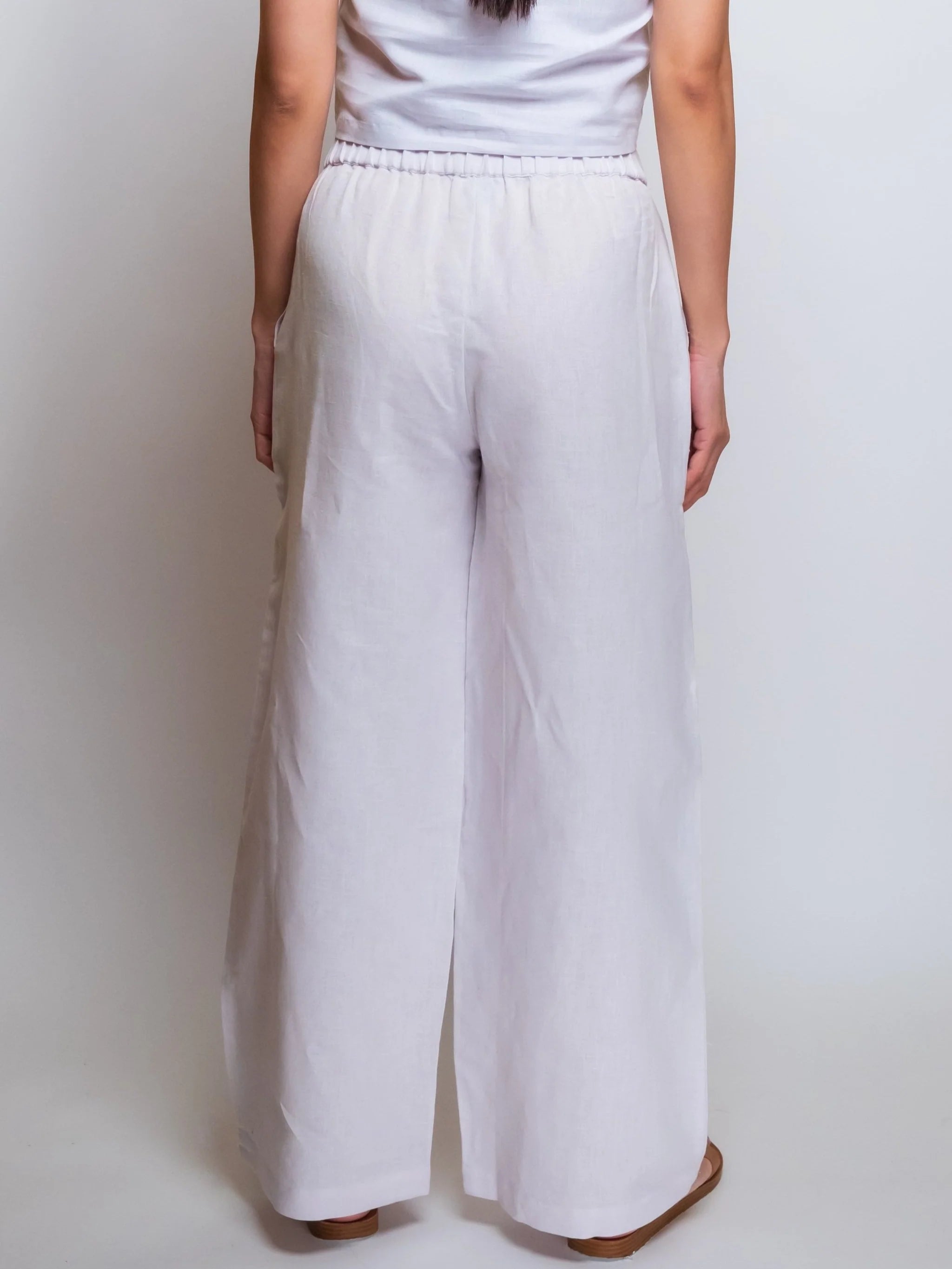 Linen Cropped Pant