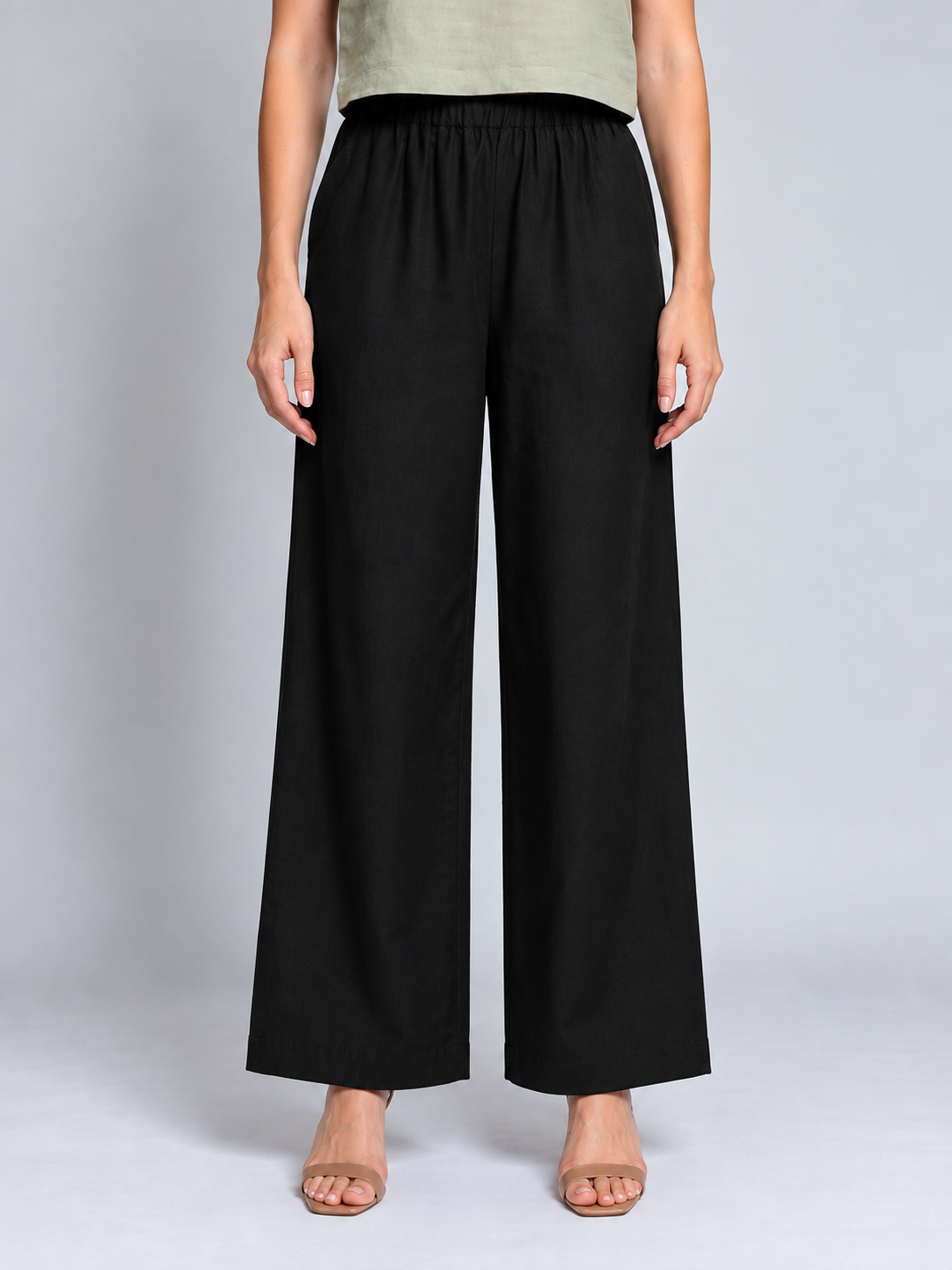 Linen Cropped Pant