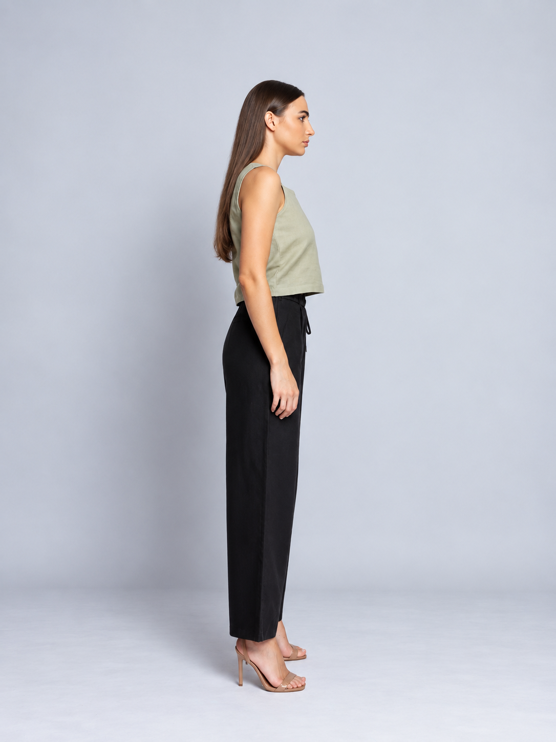 Linen Cropped Pant