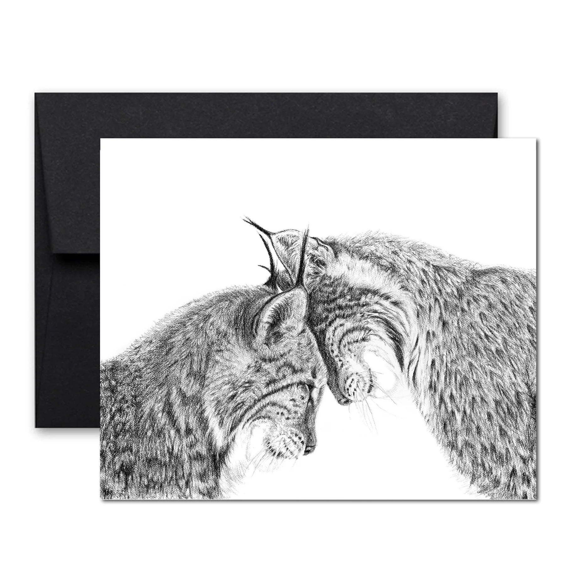 LN LYNX IN LOVE CARD