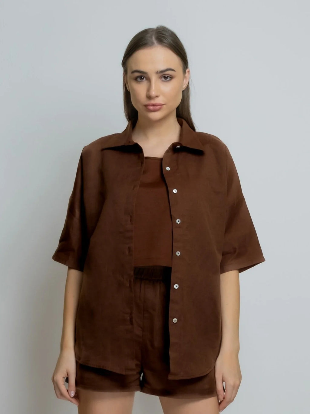 Linen Oxford Shirt 