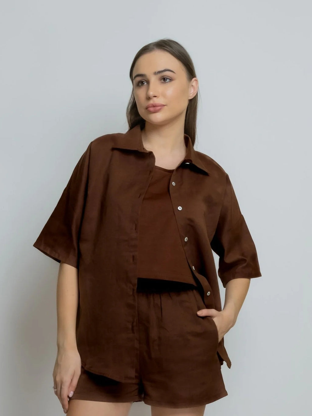 Linen Oxford Shirt 