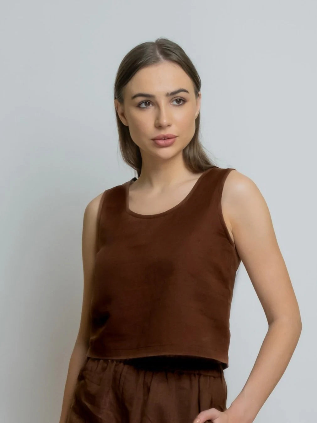 LINEN TANK ROUND