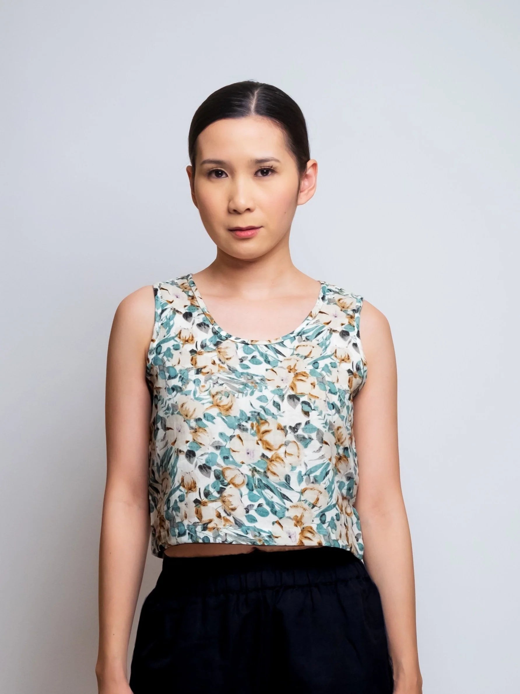 LINEN TANK ROUND