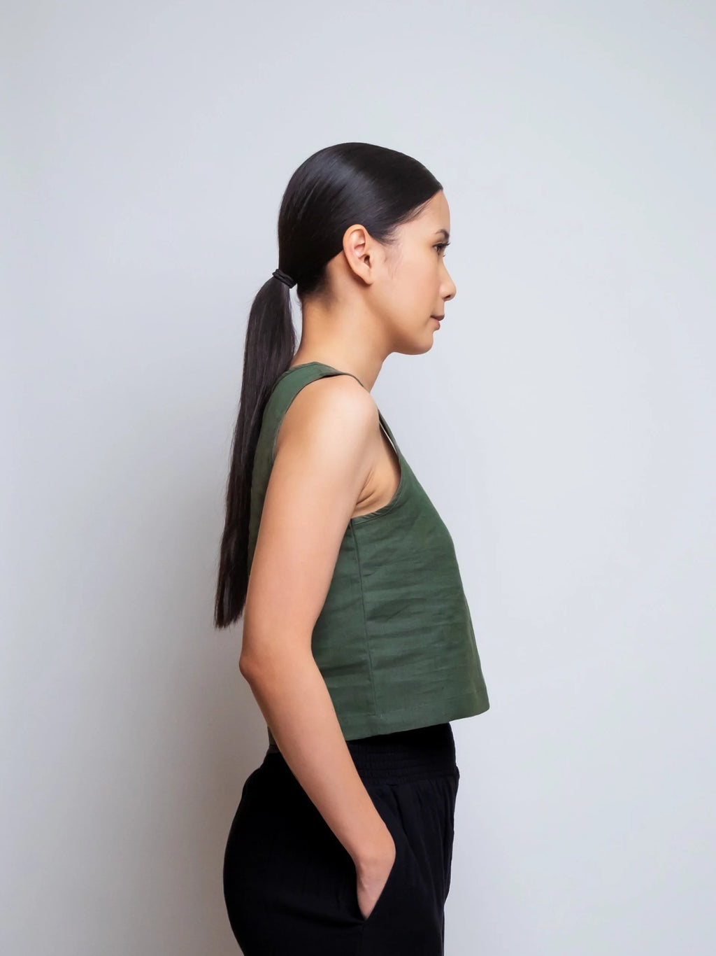 LINEN TANK ROUND
