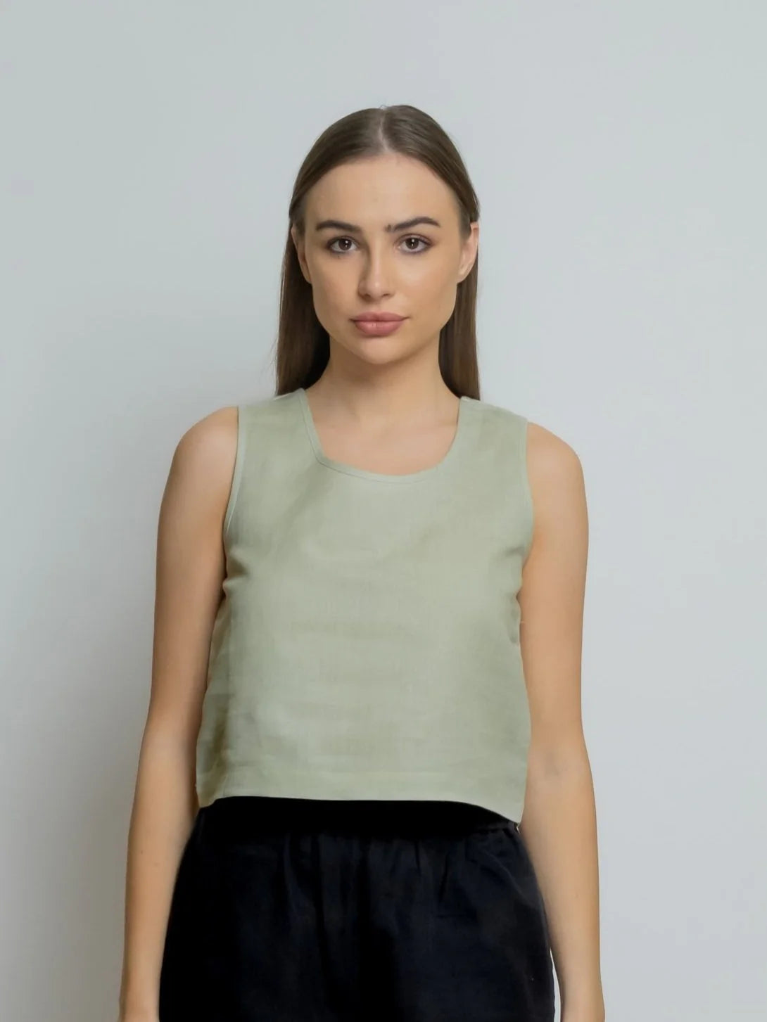 LINEN TANK ROUND