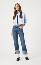 SAVANNAH Cuffed Classic Jeans