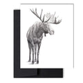 LN STANDING MOOSE CARD