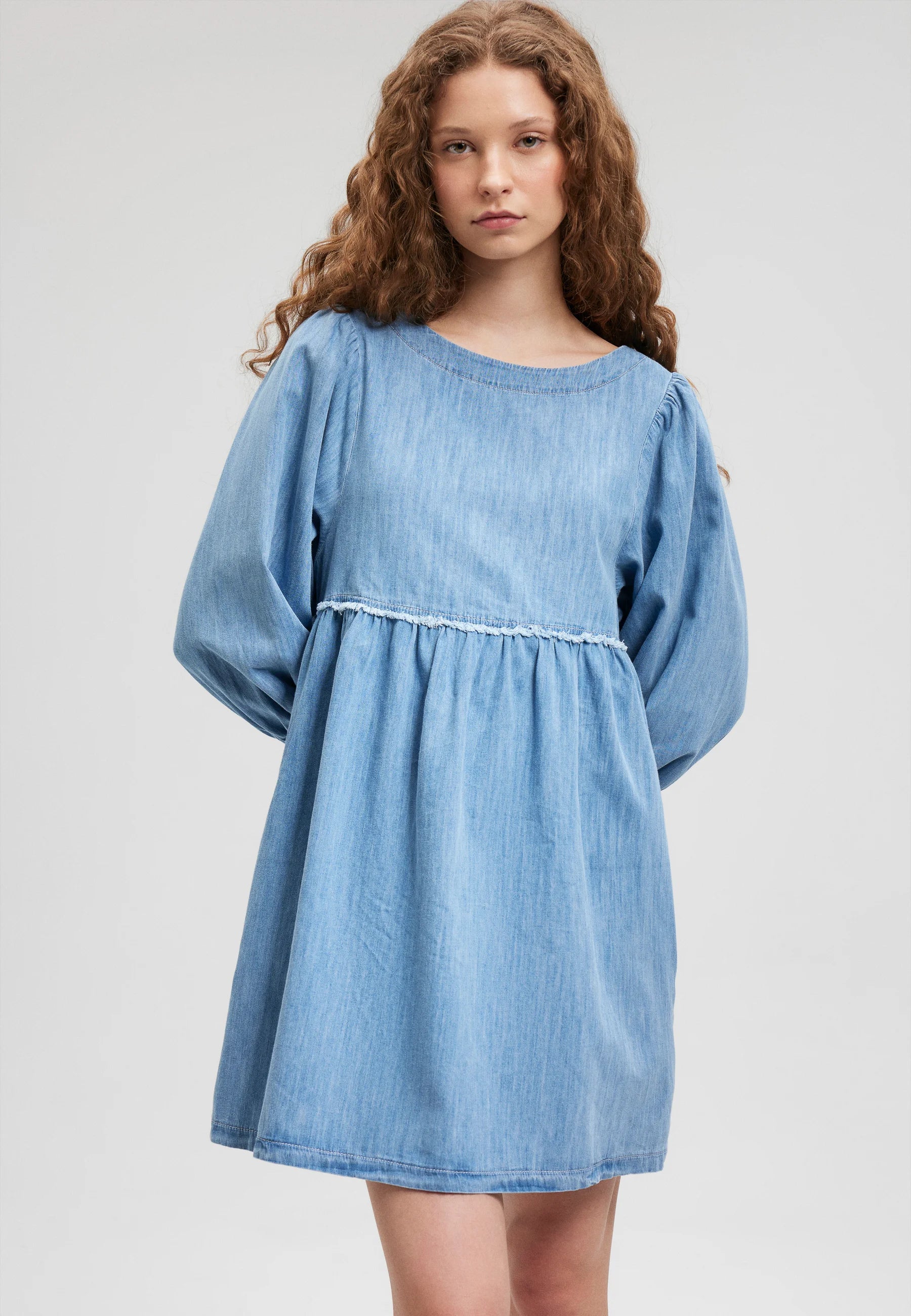DORY A-Line Denim Dress