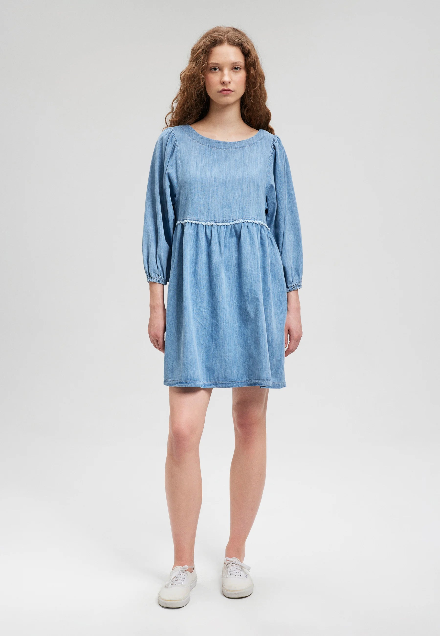 DORY A-Line Denim Dress