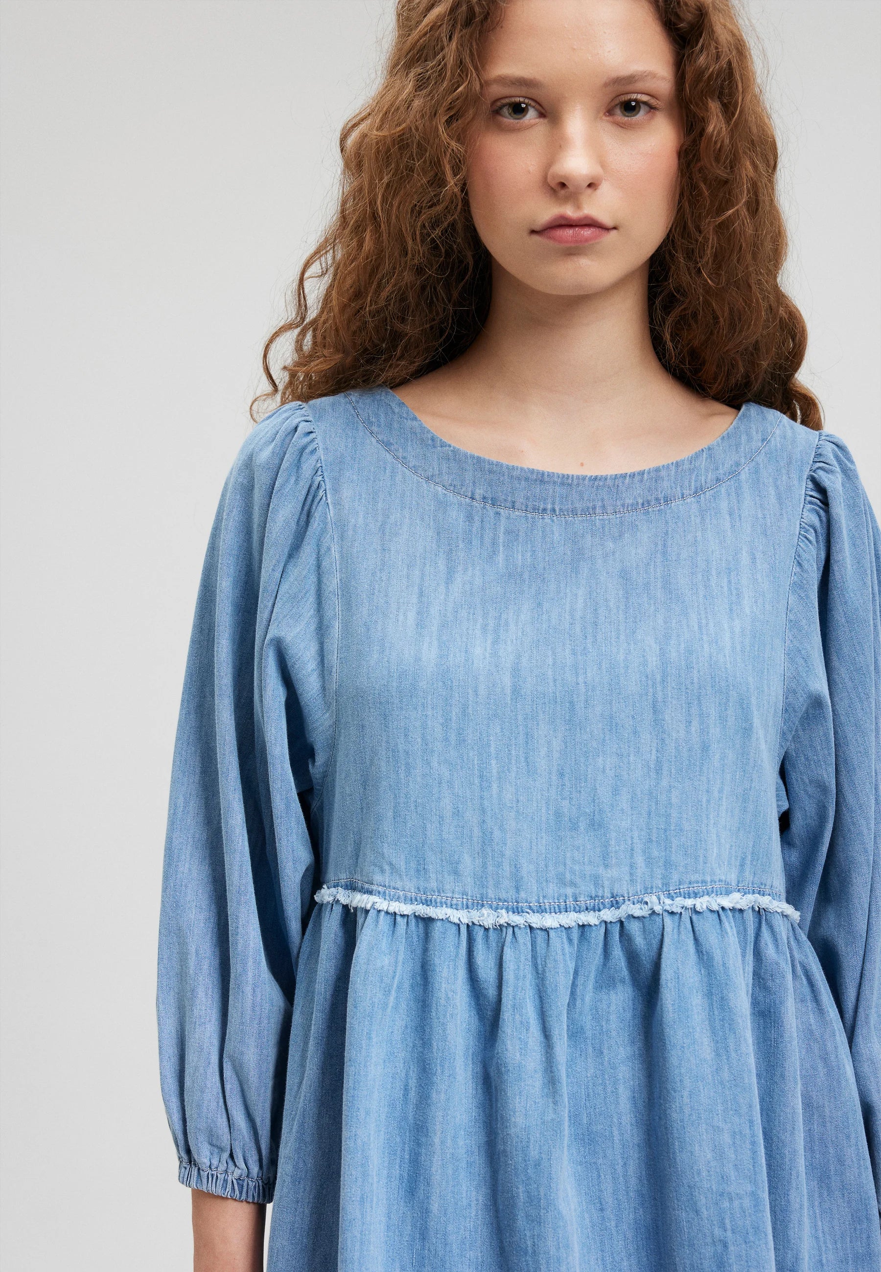 DORY A-Line Denim Dress