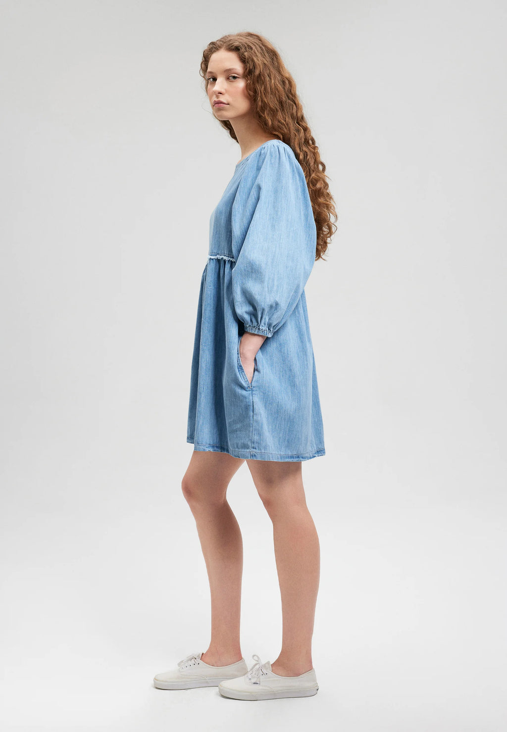 DORY A-Line Denim Dress