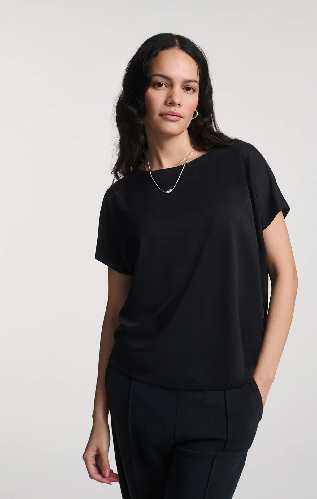 TENCEL Boat Neck T-Shirt