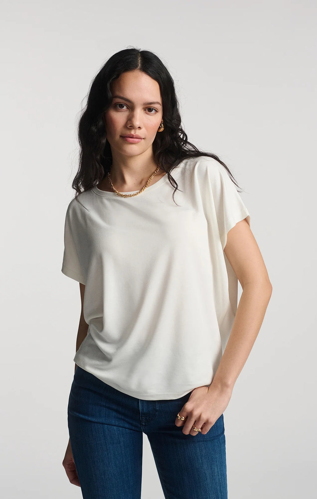 TENCEL Boat Neck T-Shirt