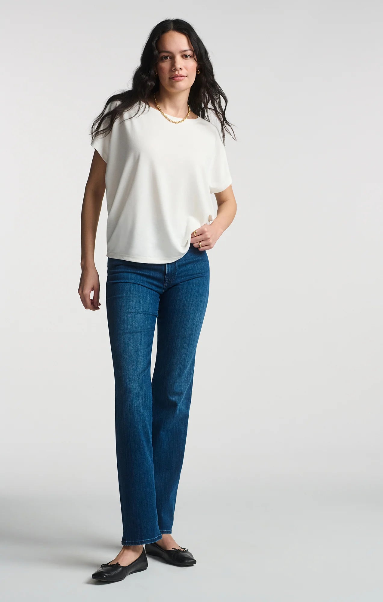 TENCEL Boat Neck T-Shirt