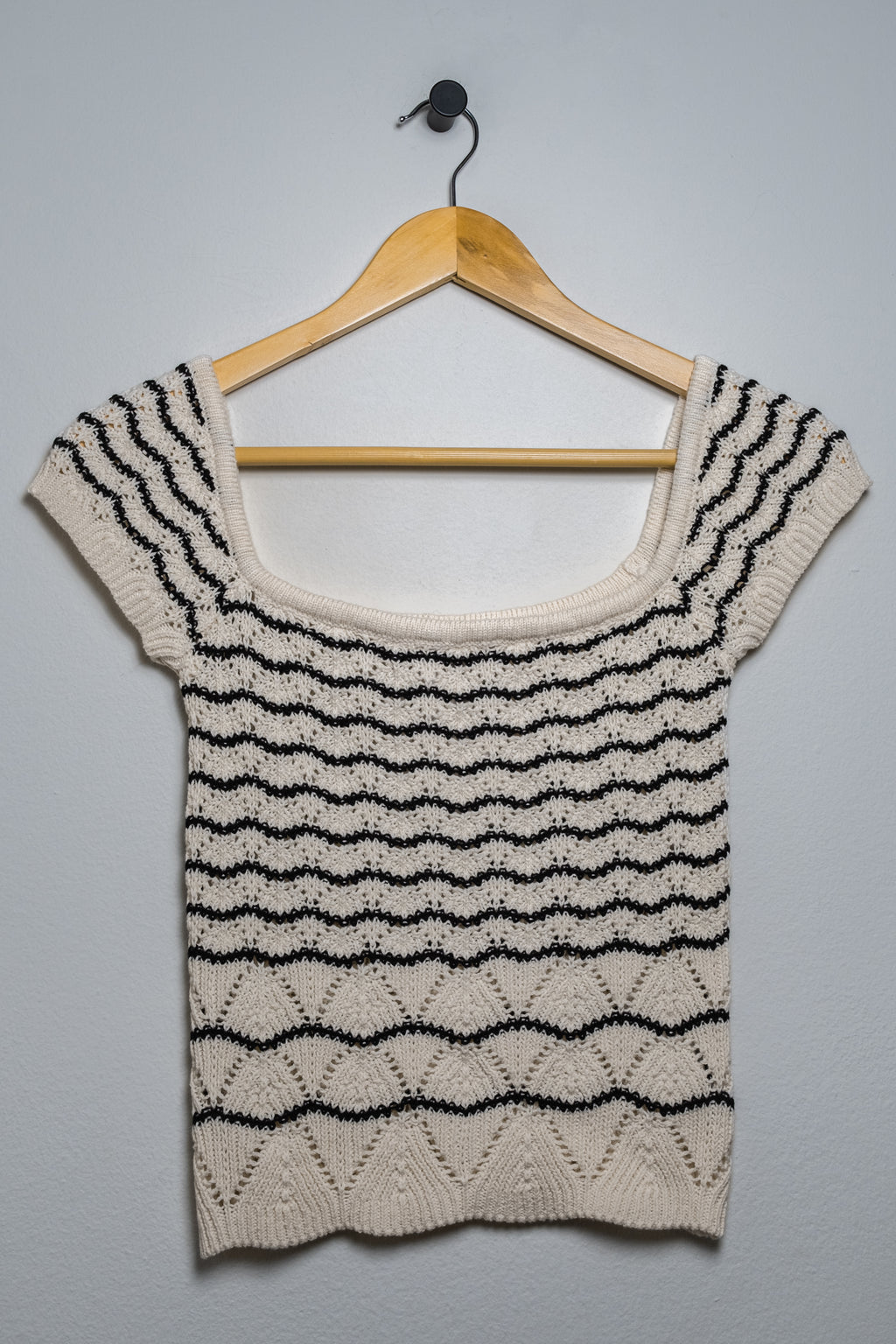Stripe Knit Summ Top
