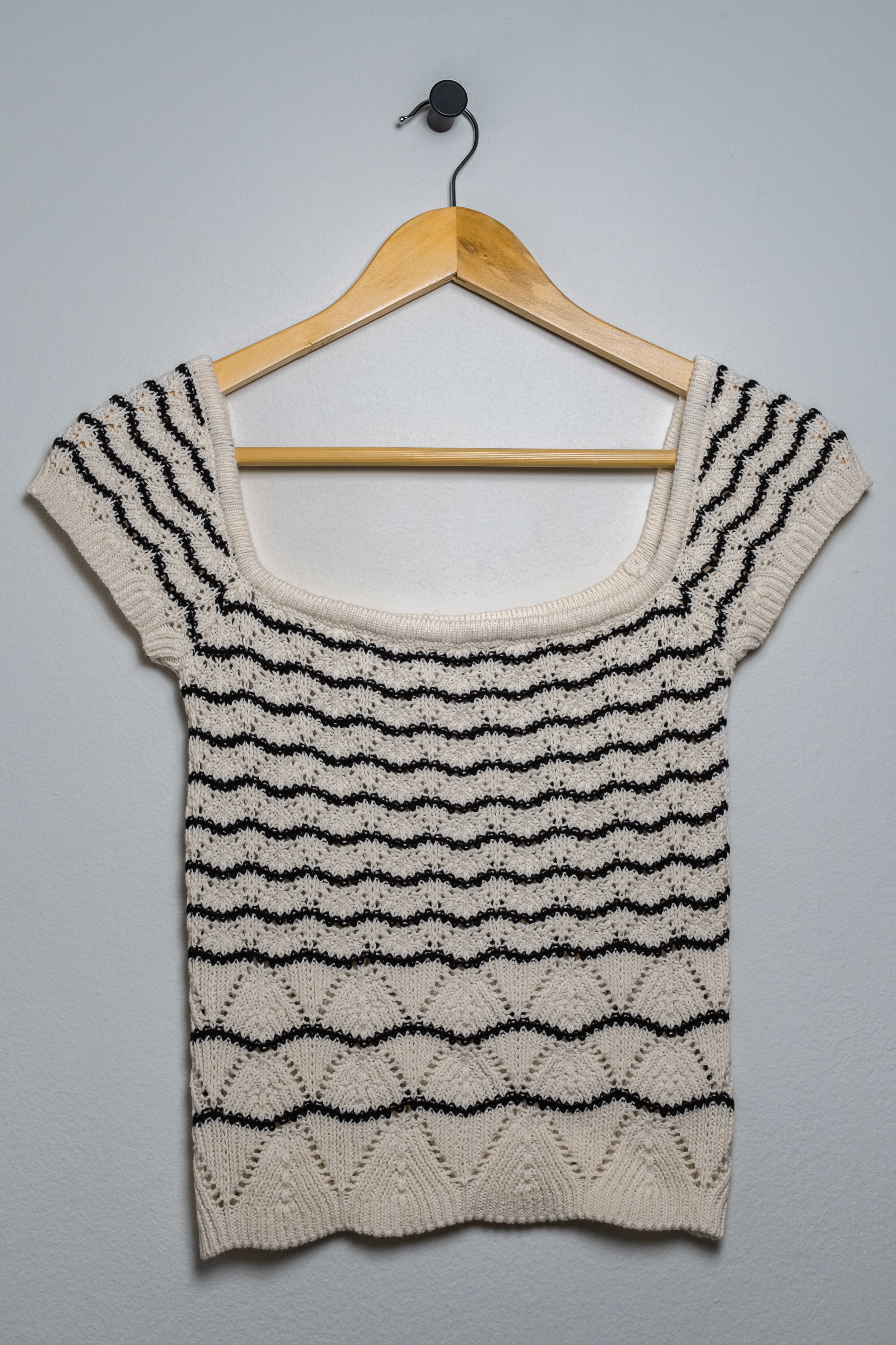 Stripe Knit Summ Top