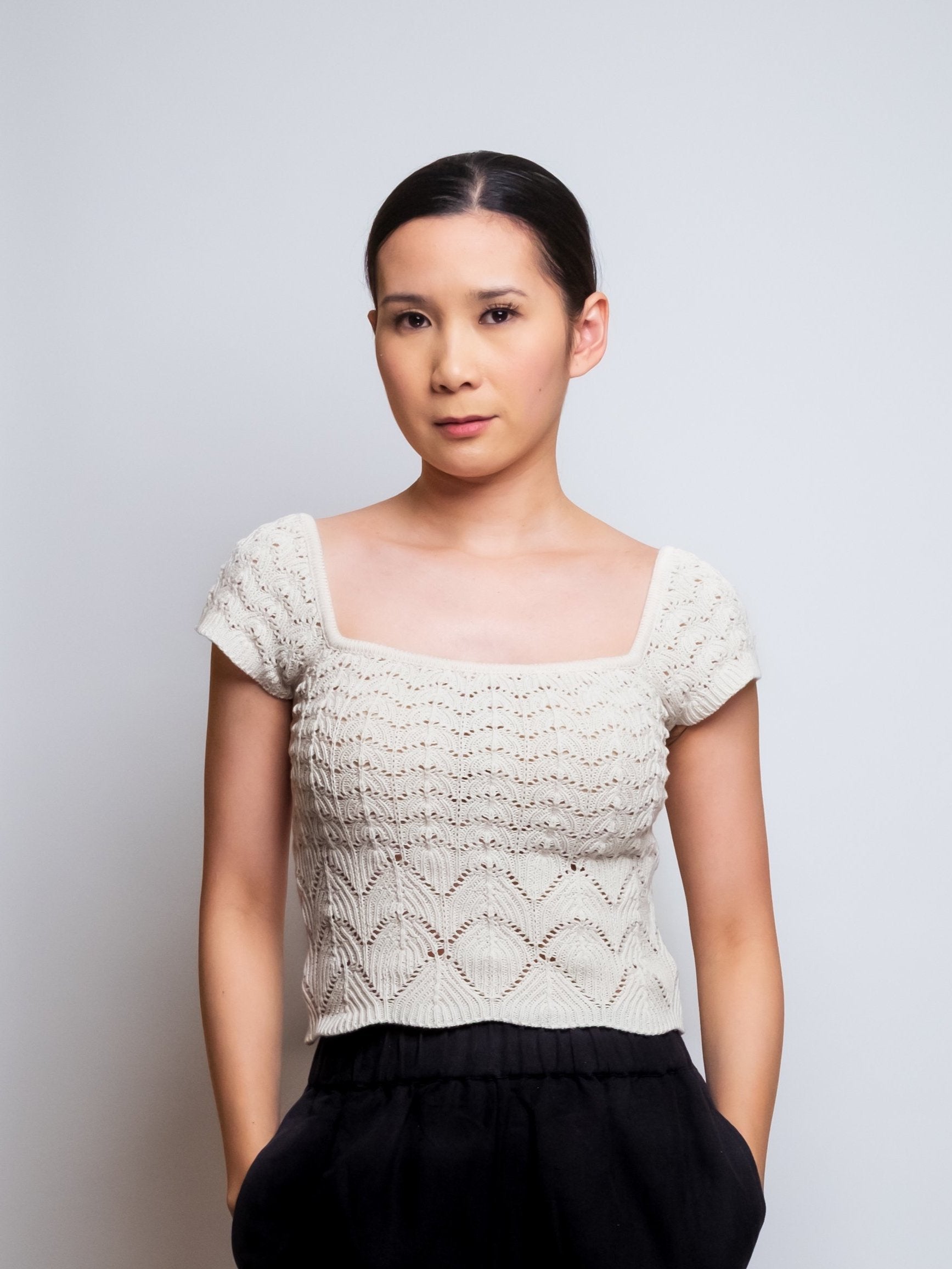 Stripe Knit Summ Top
