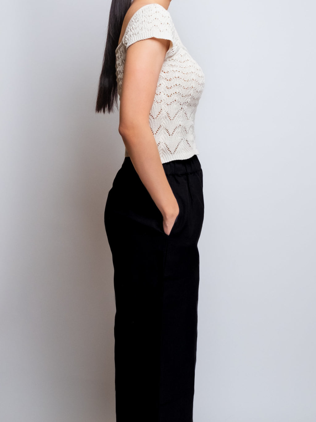Stripe Knit Summ Top